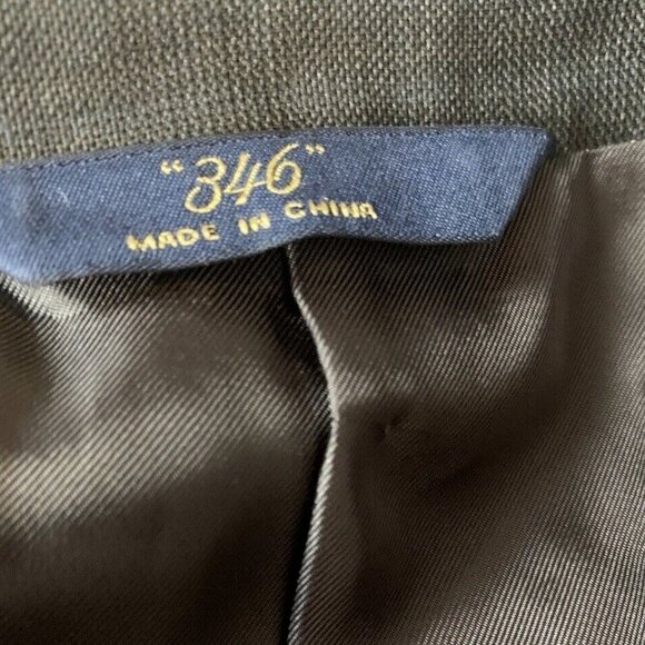 Brooks Brother 346 Madison Fit Two Button Gray 100% Wool Jacket/Coat/Blazer - Picture 11 of 13